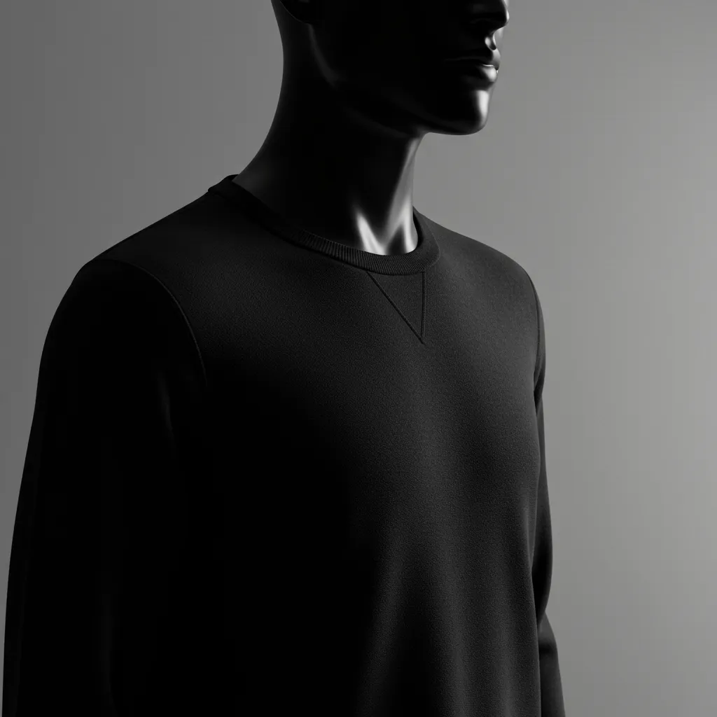 Світшот 'Minimal Black'